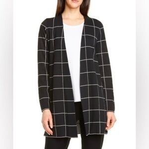 Simon’s windowpane cardigan